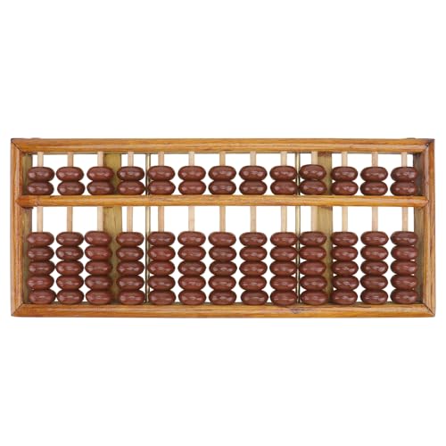 YARNOW 7-Perlen Holz für Kinder Pädagogisches Rechenhilfsmittel für Schüler Traditionelles Chinesisches Design für Mathematik Lernen und Schreibtischdekoration von YARNOW