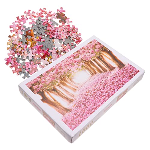 YARNOW 1 Stück Teile Kirschblüten Puzzle Malerisches Puzzle für Erwachsene Ölmalerei für Entspannende Freizeitbeschäftigung Familienaktivitäten und Freunde YARNOW 1 Stück Teile Kirschblüten Puzzle Malerisches Puzzle für Erwachsene Ölmalerei für Entspannende Freizeitbeschäftigung Familienaktivitäten und Freunde von YARNOW
