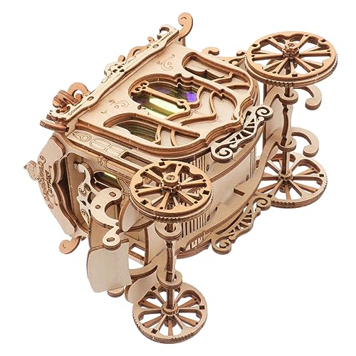 YARNOW 1 Stück Vintage Modellauto DIY Holzspielzeug für Puzzle Bausatz Kreativität und Motorischen Fähigkeiten von YARNOW