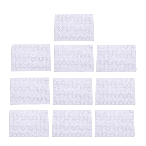 YARNOW 10 Blatt DIY Blank Sublimation Puzzle Leere Puzzles für Kreative Bastelarbeiten für und Aktivitäten mit Runden Ecken für und Komfort YARNOW 10 Blatt DIY Blank Sublimation Puzzle Leere Puzzles für Kreative Bastelarbeiten für und Aktivitäten mit Runden Ecken für und Komfort von YARNOW