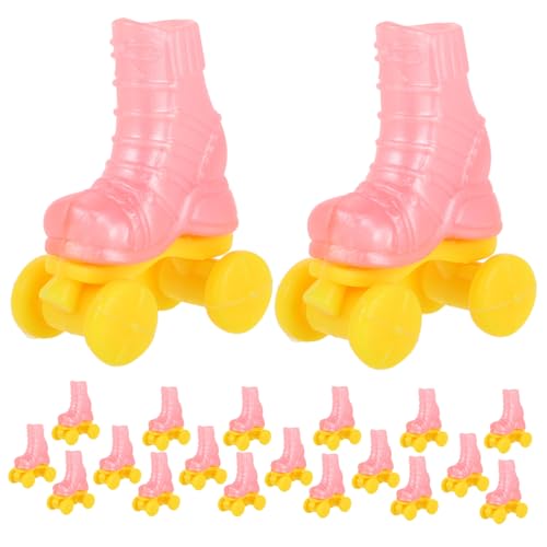 YARNOW 10 Paare Rollschuhspielzeug Miniatur-Rollschuh Rollschuh Mini Rollschuh für Puppen DIY Mini-Rollschuhe für Puppe Rollschuh für DIY-Puppe Schuhe für Puppen Puppenschuhe Plastik Rosa YARNOW 10 Paare Rollschuhspielzeug Miniatur-Rollschuh Rollschuh Mini Rollschuh für Puppen DIY Mini-Rollschuhe für Puppe Rollschuh für DIY-Puppe Schuhe für Puppen Puppenschuhe Plastik Rosa von YARNOW