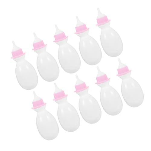 YARNOW 10 Stück Babyflasche Babypuppenflaschen Babypuppensachen geben vor, Modell zu Sein Lernspielzeug für Mini-Milchflasche Plastik Weiß YARNOW 10 Stück Babyflasche Babypuppenflaschen Babypuppensachen geben vor, Modell zu Sein Lernspielzeug für Mini-Milchflasche Plastik Weiß von YARNOW