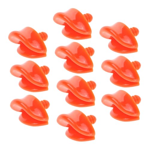 YARNOW 10 Stück Bastelmasken Für Entenmaul Entenschnabel Basteln Entenmaul Dekore DIY Entenschnabel Entenschnabel Für DIY Tierpuppe DIY Bastelmund Entenzubehör Für DIY Brauner von YARNOW
