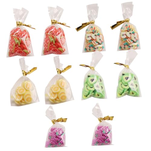 YARNOW 10 Stück Candy Snacks Kinderspielzeug Tell dir vor, zu Mini-Süßigkeiten-Foto-Requisiten Mini- Miniatur-Food-Spielmodell Bonbon-Modell Gummi von YARNOW