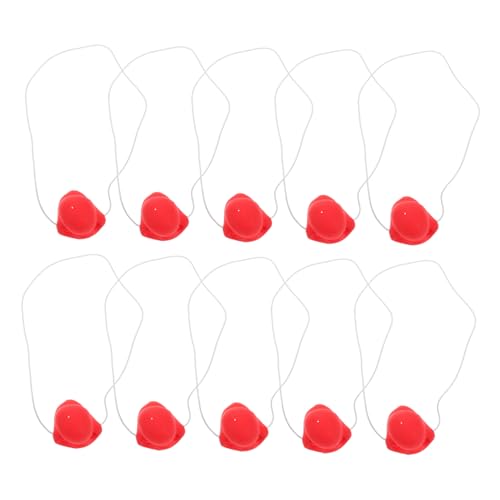 YARNOW 10 Stück Clownsnase Clown kostüm Clown mit roter Nase falsche Nase Clown-Zubehör Rentier mit roter Nase Clown Nase klein kleine Clownnase rote Nase Clown Emulsion YARNOW 10 Stück Clownsnase Clown kostüm Clown mit roter Nase falsche Nase Clown-Zubehör Rentier mit roter Nase Clown Nase klein kleine Clownnase rote Nase Clown Emulsion von YARNOW