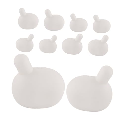 YARNOW 10 Stück DIY Squeeze Doll Bubble Insert Teiliges Zubehör für Puppenherstellung Hochwertige Silikonblasen für Kreative Spielzeugprojekte für Stressabbau und Bastelprojekte von YARNOW