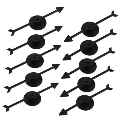 YARNOW 10 Stück Drehen Sie Den Spielzeiger Mathe-lernspielzeug Für Brettspiel Pfeile Spielpfeile Aus Kunststoff Coole Gadgets Für Jungs Kinderspielzeug Schwarz Plastik YARNOW 10 Stück Drehen Sie Den Spielzeiger Mathe-lernspielzeug Für Brettspiel Pfeile Spielpfeile Aus Kunststoff Coole Gadgets Für Jungs Kinderspielzeug Schwarz Plastik von YARNOW