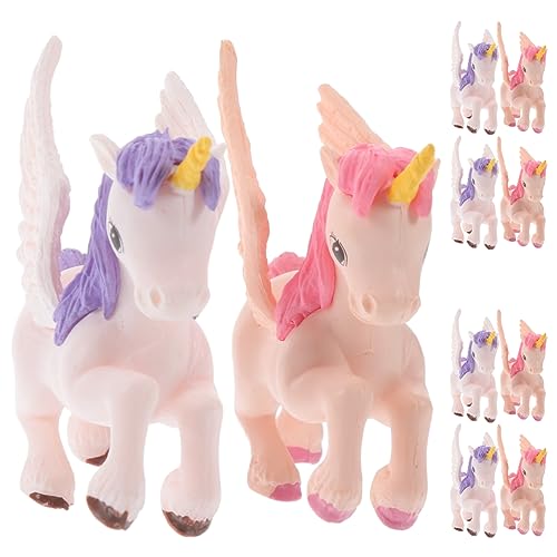 YARNOW 10 Stück Einhorn Figuren Teiliges Micro Landschaft Einhorn Deko für Schreibtisch und Bonsai Stabil und Farbenfroh als Raumdekoration YARNOW 10 Stück Einhorn Figuren Teiliges Micro Landschaft Einhorn Deko für Schreibtisch und Bonsai Stabil und Farbenfroh als Raumdekoration von YARNOW
