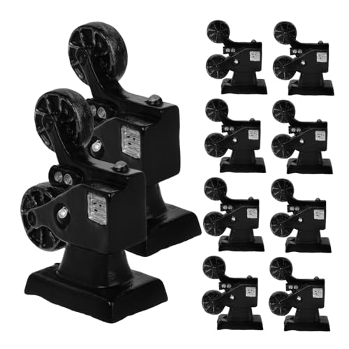 YARNOW 10 Stück Filmprojektor Ornamente Projektormodell Projektorstatue Figuren Wohnkultur Miniaturfiguren Mini -Figur lebensechter Projektorschmuck Miniaturprojektorskulptur Harz von YARNOW