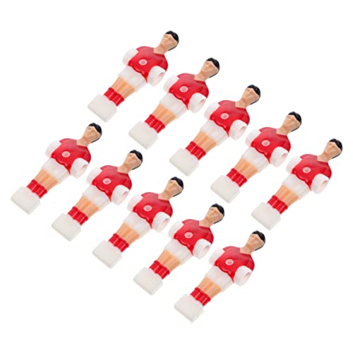 YARNOW 10 Stück Fußball -Tischspieler für Party Kicker Fußball Geburtstag Fußball Fußball Tischfußball Zubehör Tischfußball Ersatzteile Tischfußballspieler Plastik-Fußball-Männer rot YARNOW 10 Stück Fußball -Tischspieler für Party Kicker Fußball Geburtstag Fußball Fußball Tischfußball Zubehör Tischfußball Ersatzteile Tischfußballspieler Plastik-Fußball-Männer rot von YARNOW