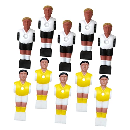 YARNOW 10 Stück Fußball-maschinenpuppe Zubehör Üben Desktop-Football-männer Teile Für Tischfußball Tischfußballfiguren Ersatz-fußballer Foosballpuppen Mini-fußballer-Statue Harz YARNOW 10 Stück Fußball-maschinenpuppe Zubehör Üben Desktop-Football-männer Teile Für Tischfußball Tischfußballfiguren Ersatz-fußballer Foosballpuppen Mini-fußballer-Statue Harz von YARNOW