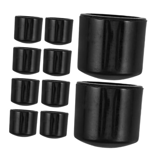 YARNOW 10 Stück Fußballmaschinenkappe Kickerstangenkappen Tischfußball-tischplatte Kappen Für Kickerstangen Weiß Kickerspitzenkappen Fußballspieltisch Plastik Black YARNOW 10 Stück Fußballmaschinenkappe Kickerstangenkappen Tischfußball-tischplatte Kappen Für Kickerstangen Weiß Kickerspitzenkappen Fußballspieltisch Plastik Black von YARNOW