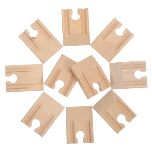 YARNOW 10 Stück Holzschienen Teilig Erweiterungsstück für Holzeisenbahnen Kompatibel mit Gängigen Spielzeugzügen für Kreative Gleisgestaltung und Szenenbau Robustes Design mit Konkaver YARNOW 10 Stück Holzschienen Teilig Erweiterungsstück für Holzeisenbahnen Kompatibel mit Gängigen Spielzeugzügen für Kreative Gleisgestaltung und Szenenbau Robustes Design mit Konkaver von YARNOW