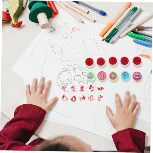 YARNOW 10 Stück Kinderstempel Belohnungen Für Die Geburtstagsfeier Belohnungen Im Klassenzimmer Geburtstagsstempel Thematische Gastgeschenke Partygeschenke Für Im PVC YARNOW 10 Stück Kinderstempel Belohnungen Für Die Geburtstagsfeier Belohnungen Im Klassenzimmer Geburtstagsstempel Thematische Gastgeschenke Partygeschenke Für Im PVC von YARNOW