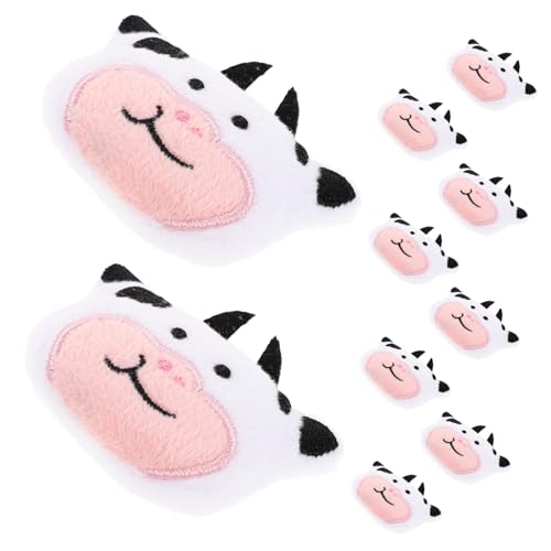 YARNOW 10 Stück Kuhpuppe Kuh Zeug Kuh Plüschige Nutztiere Kuscheltier Tierischer Plüsch Kuh Plüschtier Halloween-stofftier Halloween-Kuh-plüsch Baumwolle von YARNOW