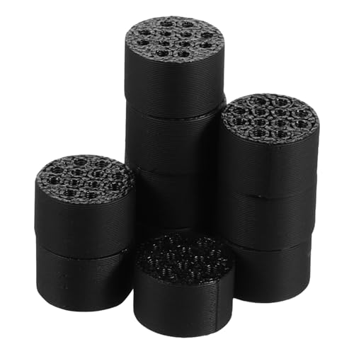 YARNOW 10 Stück Miniaturmodellkohleofen Simulationshausspielzeug Kinderspielzeug Puppenhaus-Gadgets Miniaturfiguren Küchenwaren Campingkocher Küchenzubehör Black Pla von YARNOW