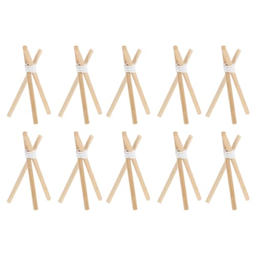 YARNOW 10 Stück Miniaturrack für Puppenhaus Teiliges aus Holz für Halloween Dekorationen Vielseitig Einsetzbar Sicher für DIY Projekte und Szenen YARNOW 10 Stück Miniaturrack für Puppenhaus Teiliges aus Holz für Halloween Dekorationen Vielseitig Einsetzbar Sicher für DIY Projekte und Szenen von YARNOW