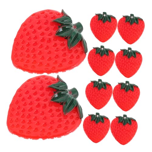 YARNOW 10 Stück Obst-Modell künstliche Fruchtdekoration Harzimitation Fruchtmodell Erdbeer-Modell falsches Erdbeerdekor simulierte Erdbeere Kunstobst aus der Küche PVC rot YARNOW 10 Stück Obst-Modell künstliche Fruchtdekoration Harzimitation Fruchtmodell Erdbeer-Modell falsches Erdbeerdekor simulierte Erdbeere Kunstobst aus der Küche PVC rot von YARNOW