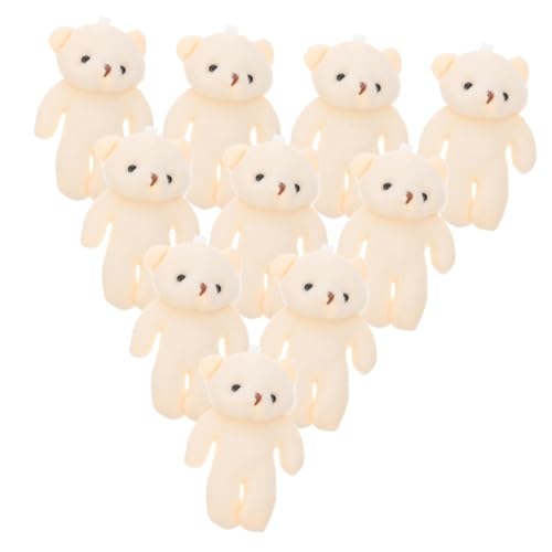 YARNOW 10 Stück Pendellanzpuppe Miniatur Kind Tragen Rosa Kleine Bären Anhänger Mini-bärenspielzeug Plüsch Babybären Verbunden Party Ausgestopfte Bären Masse Mädchen Stoff Beige YARNOW 10 Stück Pendellanzpuppe Miniatur Kind Tragen Rosa Kleine Bären Anhänger Mini-bärenspielzeug Plüsch Babybären Verbunden Party Ausgestopfte Bären Masse Mädchen Stoff Beige von YARNOW