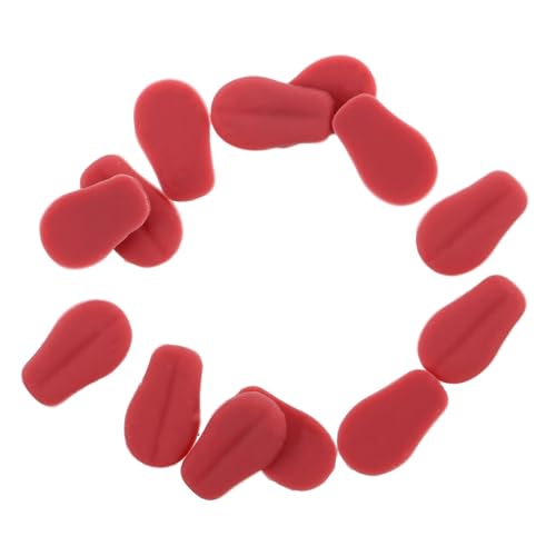YARNOW 10 Stück Puppenzungenzubehör falsche Zunge Plastik Rosy von YARNOW