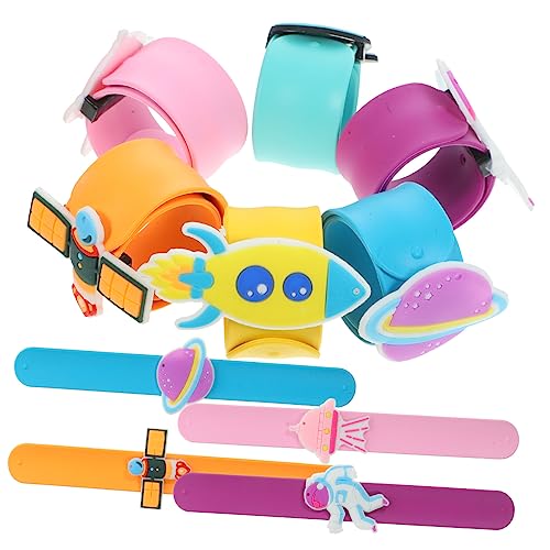YARNOW 10 Stück Silikonring Schlagarmbänder für Partytüten Geschenktüten zum Geburtstag Partygeschenke für Schlagbänder für Partytütenfüller Kieselgel YARNOW 10 Stück Silikonring Schlagarmbänder für Partytüten Geschenktüten zum Geburtstag Partygeschenke für Schlagbänder für Partytütenfüller Kieselgel von YARNOW