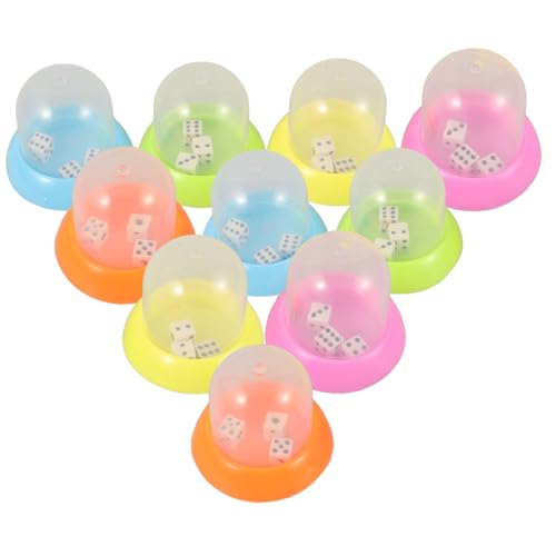 YARNOW 10 Stück Spielwürfel Becher Robuste Würfelschüttelbecher für Interaktive Kreativspiele Würfelbehälter Je YARNOW 10 Stück Spielwürfel Becher Robuste Würfelschüttelbecher für Interaktive Kreativspiele Würfelbehälter Je von YARNOW