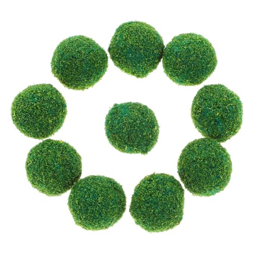 YARNOW 10 Stück Strauchbälle für Mikrolandschaften Künstliche Pflanzen für Sandtische und Modellbahnen Dekorative Simulation von Sträuchern Natürlichem Look von YARNOW