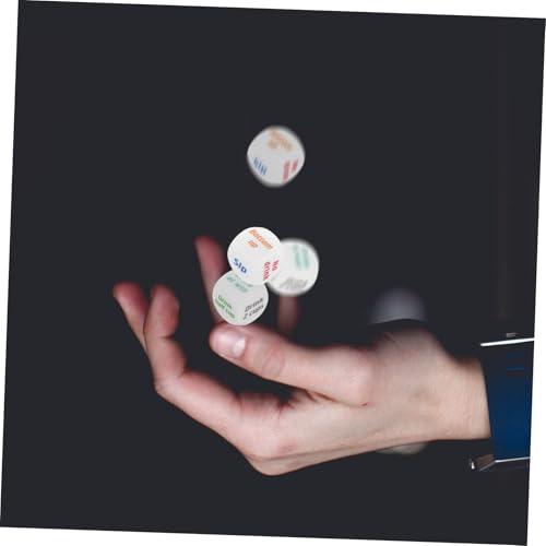 YARNOW 10 Stück Teiliges Acryl Trinkspiel Würfel für Erwachsene Seitigen Spielanweisungen Robust und Langlebig für Party Trinkspiele und Gesellige Spieleabende von YARNOW