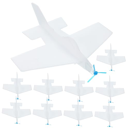 YARNOW 10 Stück Teiliges DIY Flugzeugspielzeug Kreative Schaumstoff Gleitschirme für Drinnen und Draußen Fördert Kreativität und Geschicklichkeit YARNOW 10 Stück Teiliges DIY Flugzeugspielzeug Kreative Schaumstoff Gleitschirme für Drinnen und Draußen Fördert Kreativität und Geschicklichkeit von YARNOW