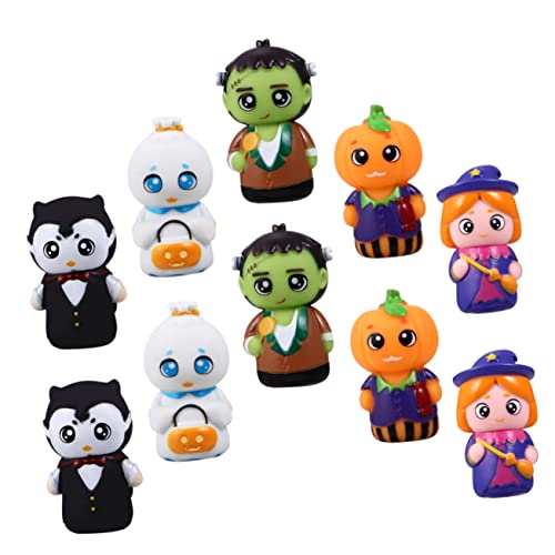 YARNOW 10 Stück Teiliges Handpuppen für Erwachsene Interaktive Cartoon Fingerpuppen für Geschichtenerzählen und Rollenspiele aus Sicherem für Kreatives und Eltern Junge Mädchen von YARNOW