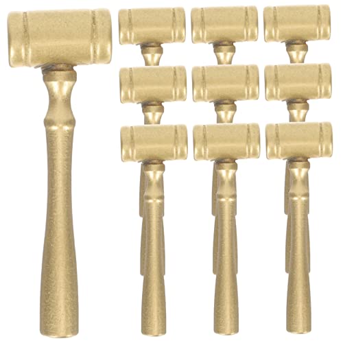 YARNOW 10 Stück Teiliges Holzhammer für Pädagogisches Mini Werkzeug zur Verbesserung von Motorik und Hand Augen Koordination Sicheres und Vielseitiges Lernspielzeug für Kreative Eltern von YARNOW