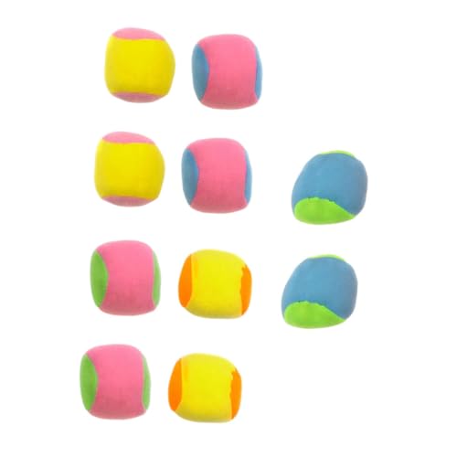 YARNOW 10 Stück Teiliges Klettbälle für Drinnen und Draußen Fördert Lernspiel und Gesundheit Zufällige Farben Zufällige Farbe von YARNOW
