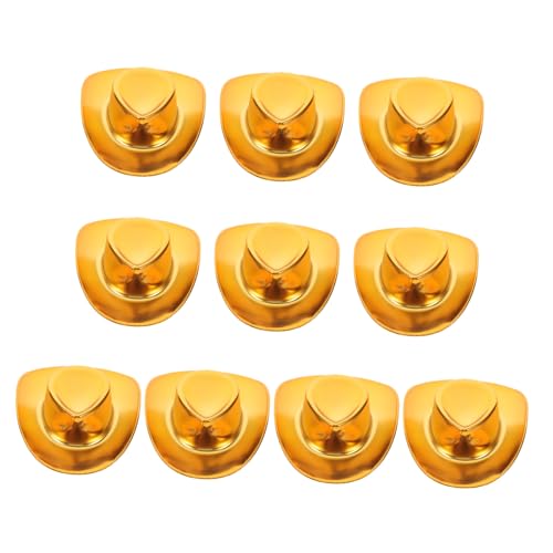 YARNOW 10 Stück Teiliges Mini Cowboy Hüte aus Robustem Kunststoff Glitzernde Western Puppenhüte Vielseitige Dekoration für Puppen Schlüsselanhänger und Partyaccessoires Trendige Mini YARNOW 10 Stück Teiliges Mini Cowboy Hüte aus Robustem Kunststoff Glitzernde Western Puppenhüte Vielseitige Dekoration für Puppen Schlüsselanhänger und Partyaccessoires Trendige Mini von YARNOW