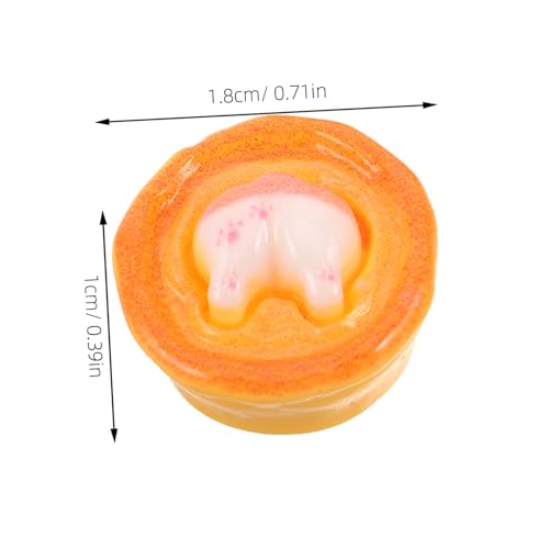 YARNOW 10 Stück Teiliges Miniatur-Eier-Tart Modellset Realistische DIY Resin Miniatur-Desserts Mini-puppenhaus Lebensmittelrequisite Puppenhaus Party Zubehör Mini-küchenspielzeug von YARNOW