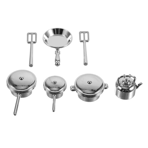 YARNOW 10 Stück Teiliges Miniatur Küchenutensilien Set Puppenhaus Küchenzubehör aus Farbenfrohe Mini Löffel Detailgetreues Modell für Mini Haus Dekoration und Kinderspielküche von YARNOW