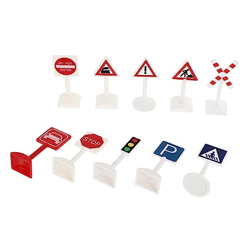 YARNOW 10 Stück Teiliges Miniatur Verkehrszeichen für Praktische und Lehrreiche Verkehrssimulation für Rollenspiele und Frühe Verkehrserziehung YARNOW 10 Stück Teiliges Miniatur Verkehrszeichen für Praktische und Lehrreiche Verkehrssimulation für Rollenspiele und Frühe Verkehrserziehung von YARNOW