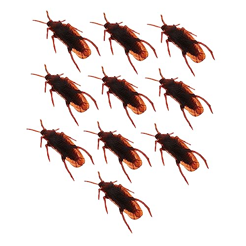 YARNOW 10 Stück Teiliges Realistische Simulation Insekten Lebensechte Kakerlaken und Ameisen als Lustige Streiche für Halloween Karneval und Partys Gruselige Dekoration und Spaßartikel YARNOW 10 Stück Teiliges Realistische Simulation Insekten Lebensechte Kakerlaken und Ameisen als Lustige Streiche für Halloween Karneval und Partys Gruselige Dekoration und Spaßartikel von YARNOW