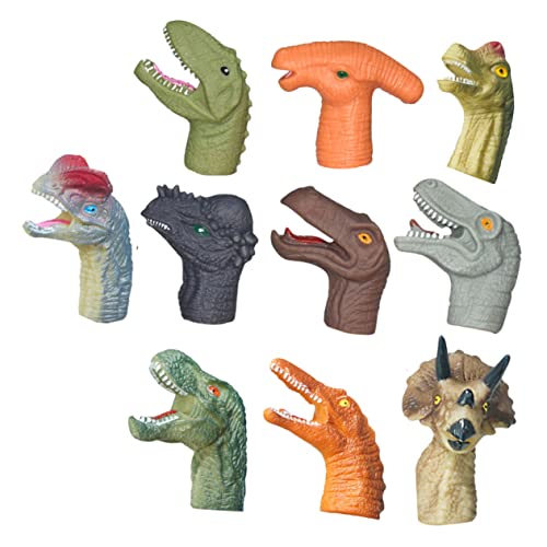 YARNOW 10 Stück Teiliges Set Fingerpuppen Dinosaurier Modell für Kreatives und Interaktion für Eltern Junge Mädchen Aktivitäten YARNOW 10 Stück Teiliges Set Fingerpuppen Dinosaurier Modell für Kreatives und Interaktion für Eltern Junge Mädchen Aktivitäten von YARNOW