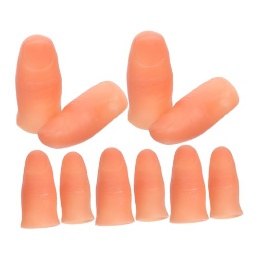 YARNOW 10 Stück Teiliges Set Magischer Fingerrequisiten Realistische Kunstfinger mit Nägeln für Zaubertricks und Partys Geeignet für Bühnenaufführungen und Scherze YARNOW 10 Stück Teiliges Set Magischer Fingerrequisiten Realistische Kunstfinger mit Nägeln für Zaubertricks und Partys Geeignet für Bühnenaufführungen und Scherze von YARNOW