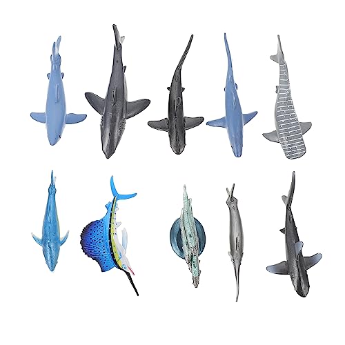 YARNOW 10 Stück Teiliges Set Mini Fisch Realistische Fische für Sicheres Lernspielzeug für Interaktive Eltern Junge Mädchen Spiele für Partys und Outdoor Aktivitäten von YARNOW