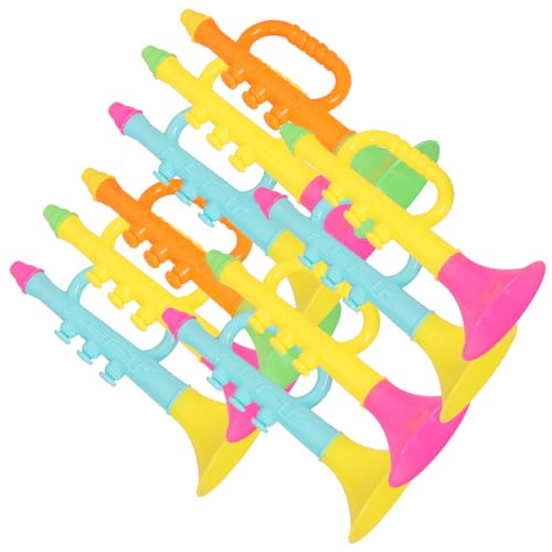 YARNOW 10 Stück Teiliges Trompeten Lustige Frühe Bildungsinstrumente für Kreative Musikentwicklung Party Deko Zufällige Farbe von YARNOW
