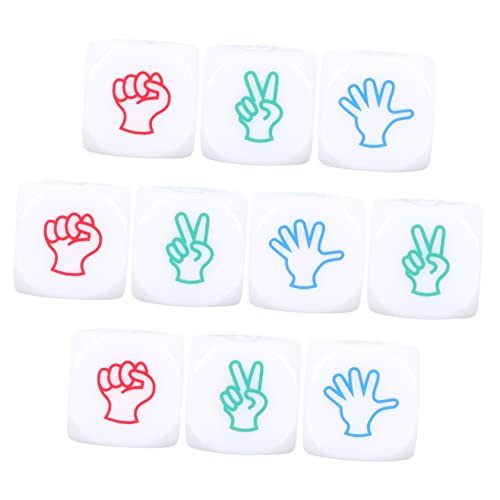 YARNOW 10 Stück Teiliges Würfelspiel für Partys Kreative Spielwürfel für Brettspiele Würfelspiel Requisiten für Ktv Bar und Unterhaltung YARNOW 10 Stück Teiliges Würfelspiel für Partys Kreative Spielwürfel für Brettspiele Würfelspiel Requisiten für Ktv Bar und Unterhaltung von YARNOW