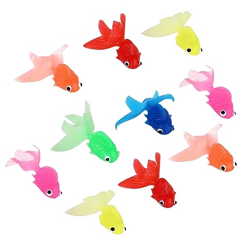 YARNOW 10 Stück künstlicher künstliche Fische für gieskanne kinderspielzeug Künstlicher schwimmender gefälschte Tropische Fischdekoration Gummi YARNOW 10 Stück künstlicher künstliche Fische für gieskanne kinderspielzeug Künstlicher schwimmender gefälschte Tropische Fischdekoration Gummi von YARNOW