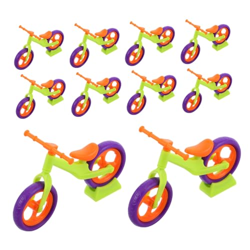YARNOW 10 Stücke Finger Bike Modelle Miniatur Fahrrad Miniatur Kunststoff YARNOW 10 Stücke Finger Bike Modelle Miniatur Fahrrad Miniatur Kunststoff von YARNOW