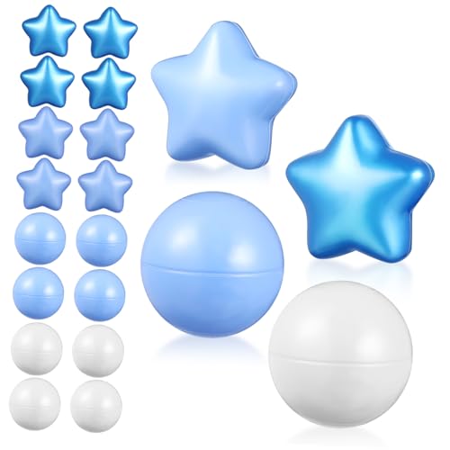 YARNOW 100 Stück Bälle für Bällchenbad Leichte Kunststoffbälle Sternform für Junge Mädchen und Kleinkinder Fördert die Sensorische Entwicklung und Motorischen Fähigkeiten für Spielzelt YARNOW 100 Stück Bälle für Bällchenbad Leichte Kunststoffbälle Sternform für Junge Mädchen und Kleinkinder Fördert die Sensorische Entwicklung und Motorischen Fähigkeiten für Spielzelt von YARNOW