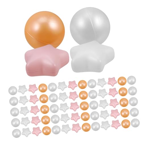 YARNOW 100 Stück Bälle für Weiche Glatte Kunststoff Ozeanbälle für Spielgruben Innen Spielzelt und Geburtstagsfeiern für Junge Mädchen und Kleinkinder YARNOW 100 Stück Bälle für Weiche Glatte Kunststoff Ozeanbälle für Spielgruben Innen Spielzelt und Geburtstagsfeiern für Junge Mädchen und Kleinkinder von YARNOW