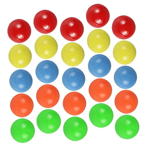 YARNOW 100 Stück Bunte Kleine Kugeln Durchmesser Mathematik Lernhilfen für Handliche Leichte Zählkugeln für Grundschule Farbige Rechenkugeln für Mathe Unterricht von YARNOW