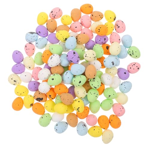 YARNOW 100 Stück Bunte Schaum Ostereier Dekorationsrequisiten für Ostern zum Füllen von Osternestern für Verschiedene Festivitäten YARNOW 100 Stück Bunte Schaum Ostereier Dekorationsrequisiten für Ostern zum Füllen von Osternestern für Verschiedene Festivitäten von YARNOW