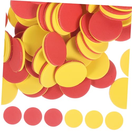 YARNOW 100 Stück Eva Zählchips Farbige Lernspielzeuge für Mathematik Token für Zählspiele Pädagogisches Zubehör für Farberkennung und Zählfähigkeiten YARNOW 100 Stück Eva Zählchips Farbige Lernspielzeuge für Mathematik Token für Zählspiele Pädagogisches Zubehör für Farberkennung und Zählfähigkeiten von YARNOW