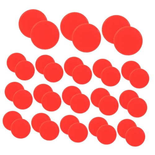 YARNOW 100 Stück Kunststoff Lernzähler Chips Abwaschbare Spielmarken für Runde Transparente Zählchips für Unterrichts und Partyspiele für Mathe und Bingo YARNOW 100 Stück Kunststoff Lernzähler Chips Abwaschbare Spielmarken für Runde Transparente Zählchips für Unterrichts und Partyspiele für Mathe und Bingo von YARNOW